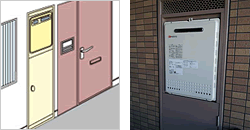 PS(パイプシャフト)前面設置型